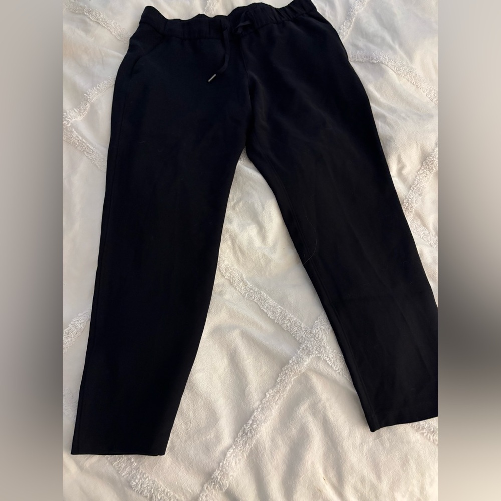 Lululemon Athletica Black Joggers with Drawstring